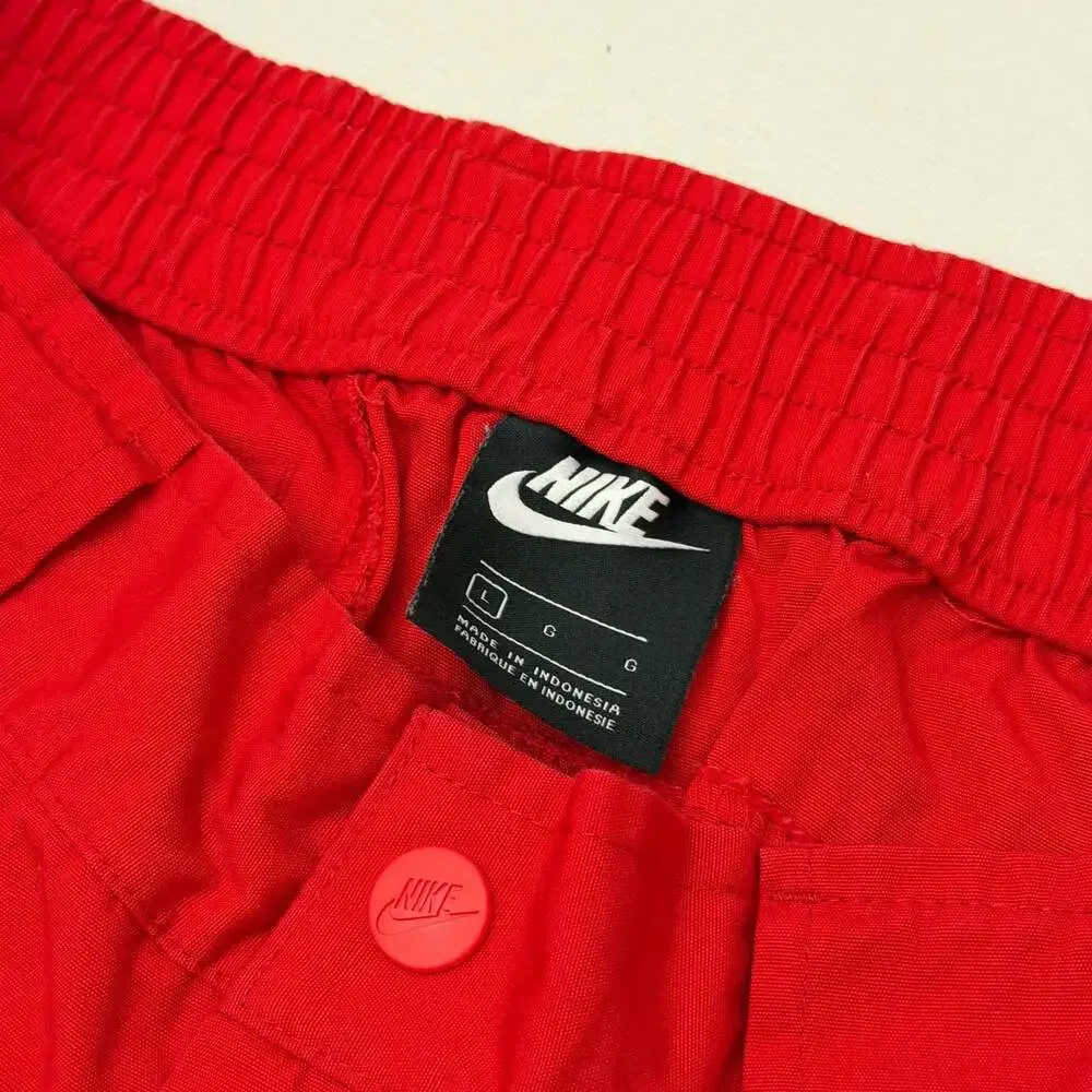 Nike Sportswear Reissue 1987 Archive Red Woven Shorts Size L